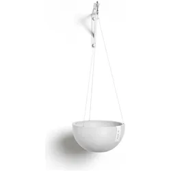 Ecopots, Blumentopf, Hängender Blumentopf Brussels 27 - L 26,7 cm x H 12,8 cm - Innen- und Aussenbereich (26.70 x 12.80 cm)