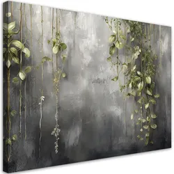 WANDBILD concrete natura blätter