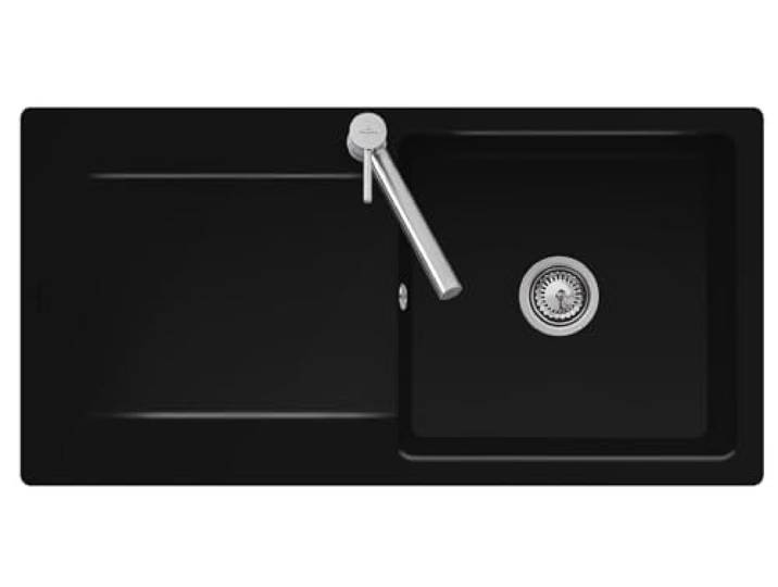 Villeroy & Boch Siluet 60-3336 01 J0 Chromit Keramikspüle Handbetätigung