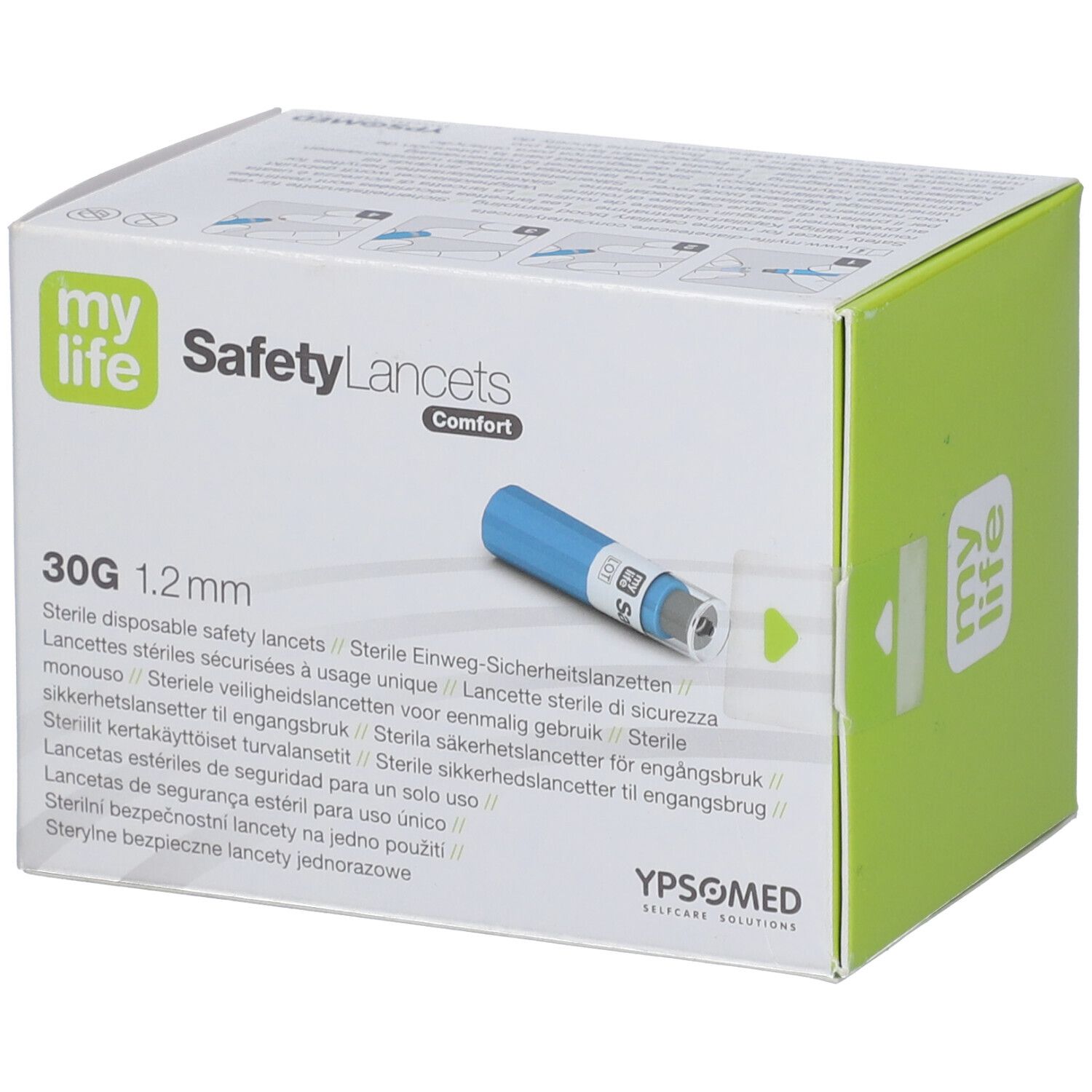Mylife SafetyLancets Comfort Sicherheitsnadeln 100 St Lanzetten