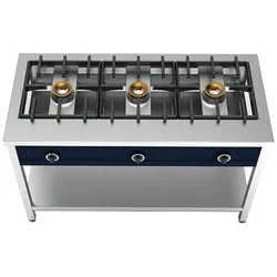 Virtus Pancake Gaskocher mit 3 Brennern je 8 kW (AOZ0023)