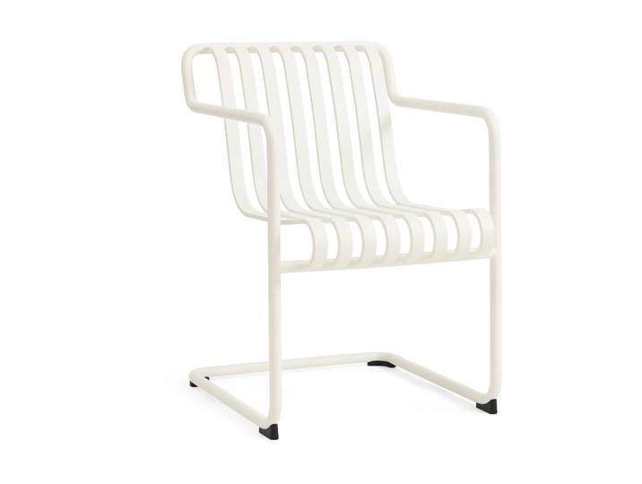HAY Palissade Cantilever Dining Armlehnstuhl Cream white