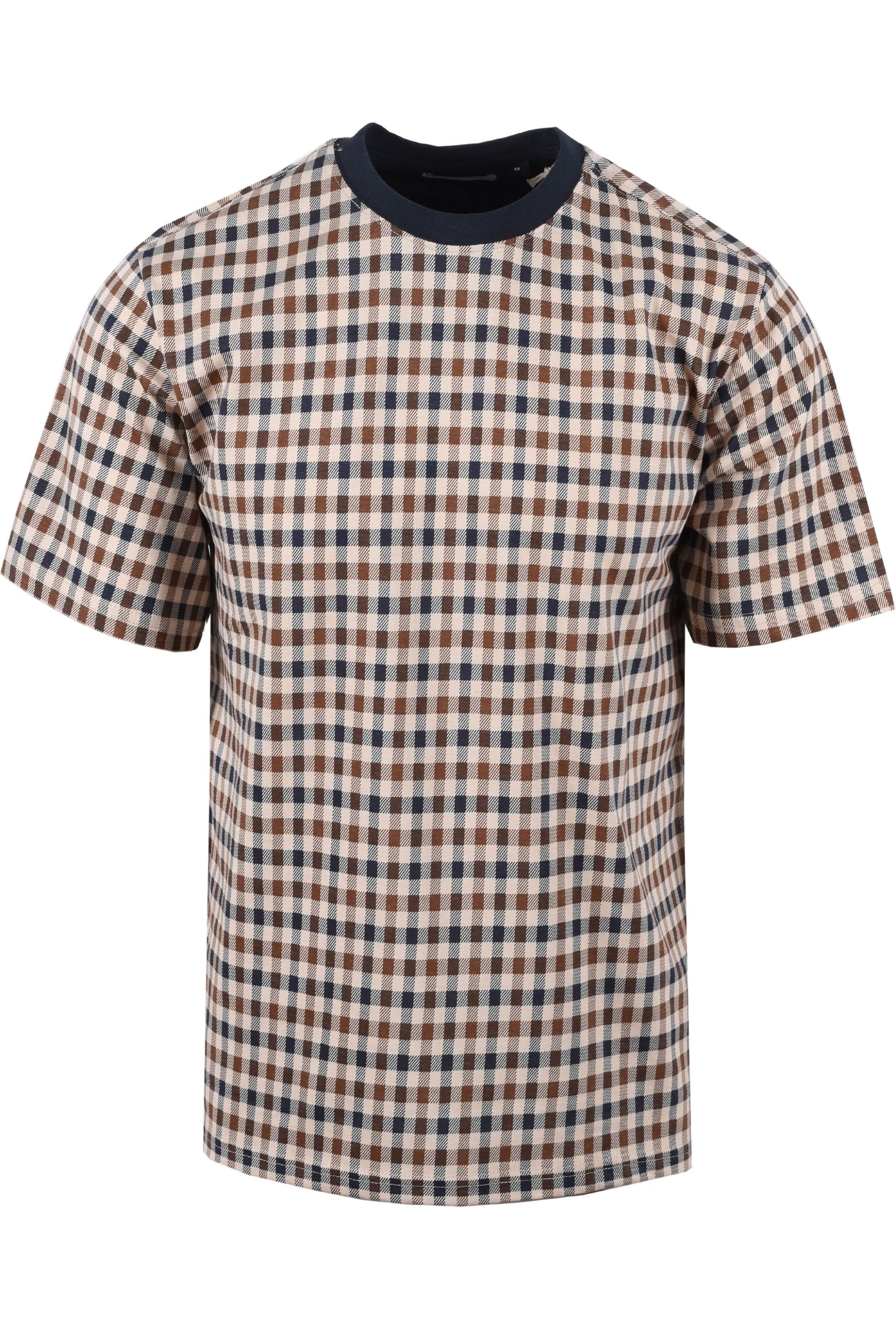 Aquascutum Ikonisches T-Shirt Navy