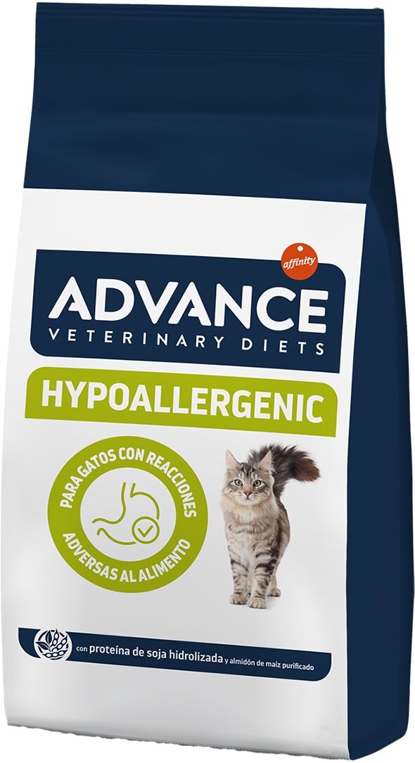 Advance Veterinary Diets Pienso para gatos adultos Advance Hypoallergenic Dietas veterinarias.  (1,25 Kg)