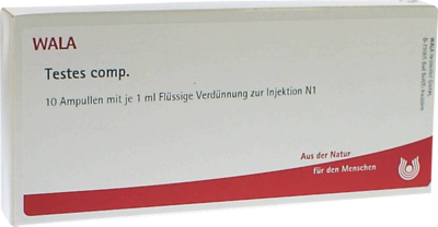 WALA Heilmittel GmbH TESTES COMP.Ampullen 10X1 ml 01752268