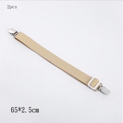 Discount Dollar Deals Adjustable Elastic Bed Sheet Fixing Clip, Sofa Mattress Cover Corner Holder Clip, Fastener Mattress Feet Organize Gadget khaki