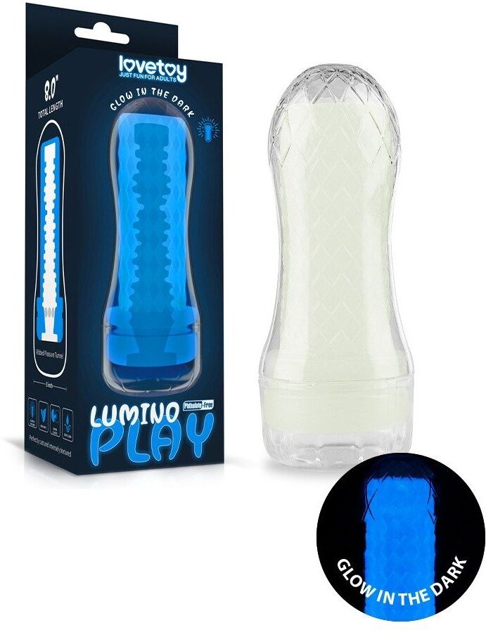 Lovetoy Masturbateur Lumino Play 2 phosphorescent