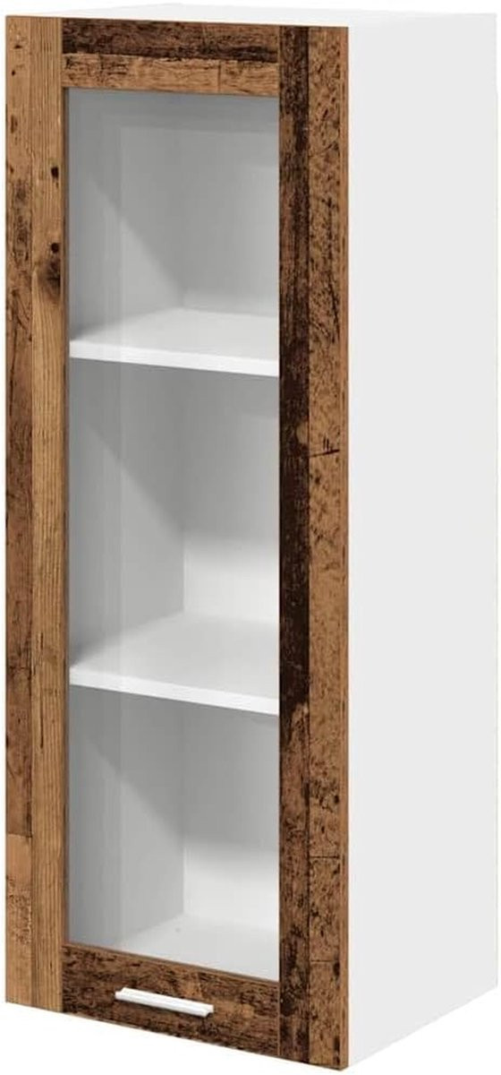 Modern Houten Keukenkast Wandkast voor Keukenopslag