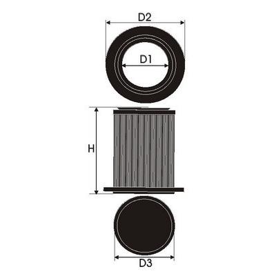 GREEN Sportluftfilter FORD,MAZDA,VOLVO G491622