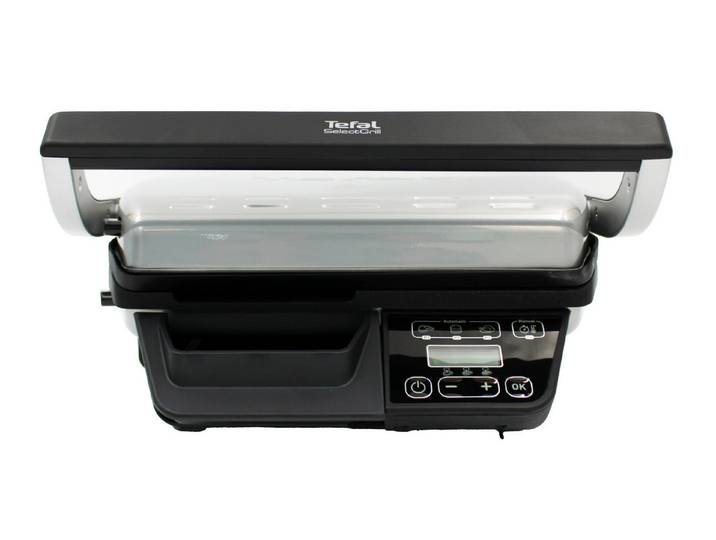 Tefal Kontaktgrill Tefal GC740B30 SelectGrill Kontaktgrill 2000W silber/schwarz