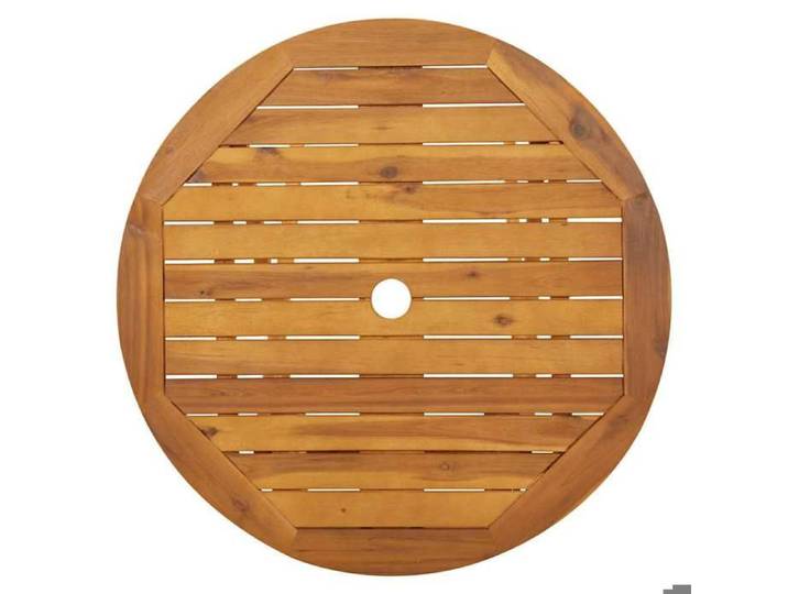 Table Balcon/Terrasse Brun - Magnifique Table pliable de jardin élégante - VENDUE SEULE - 70cm Bois d'acacia solide -t195599