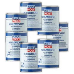 7x Schmierfett LIQUI MOLY 3553 Mehrzweckfett Wälzlagerfett Gleitlagerfett Fett 1Kg