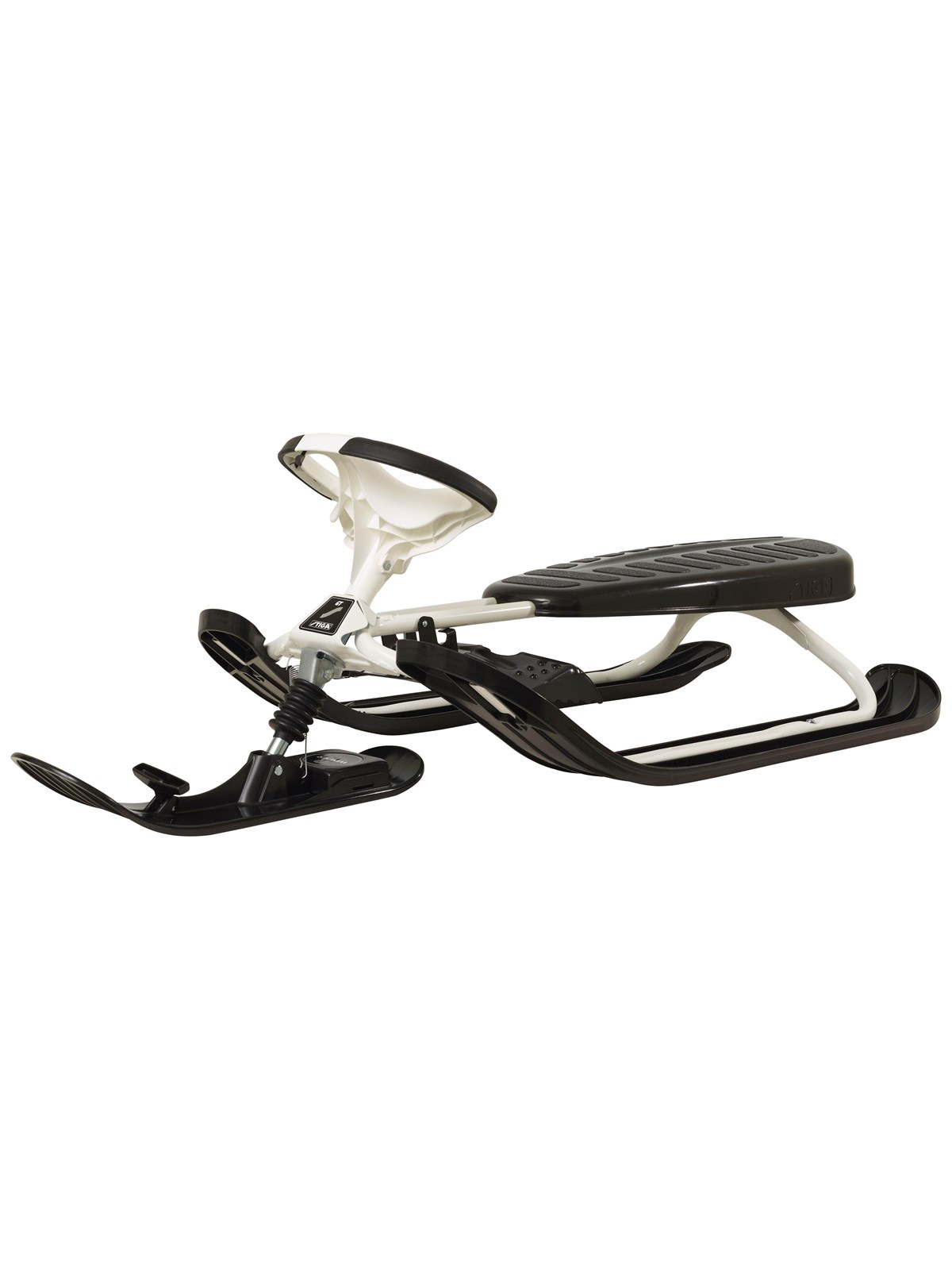 Stiga Snowracer Curve GT Steering Sledge (White/Black)