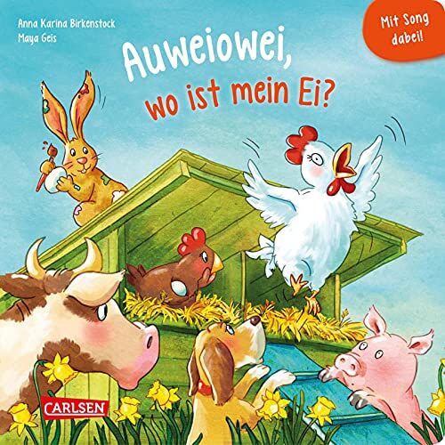 Maya Geis - Auweiowei, wo ist mein Ei? Mit Song dabei!: Mit Notensatz und Downloadlink eines Kindersongs - Preis vom 30.09.2026 22:30:23 h