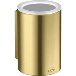 hansgrohe AXOR UNIVERSAL Circular Zahnputzbecher, 42804950, Farbe: Brushed Brass