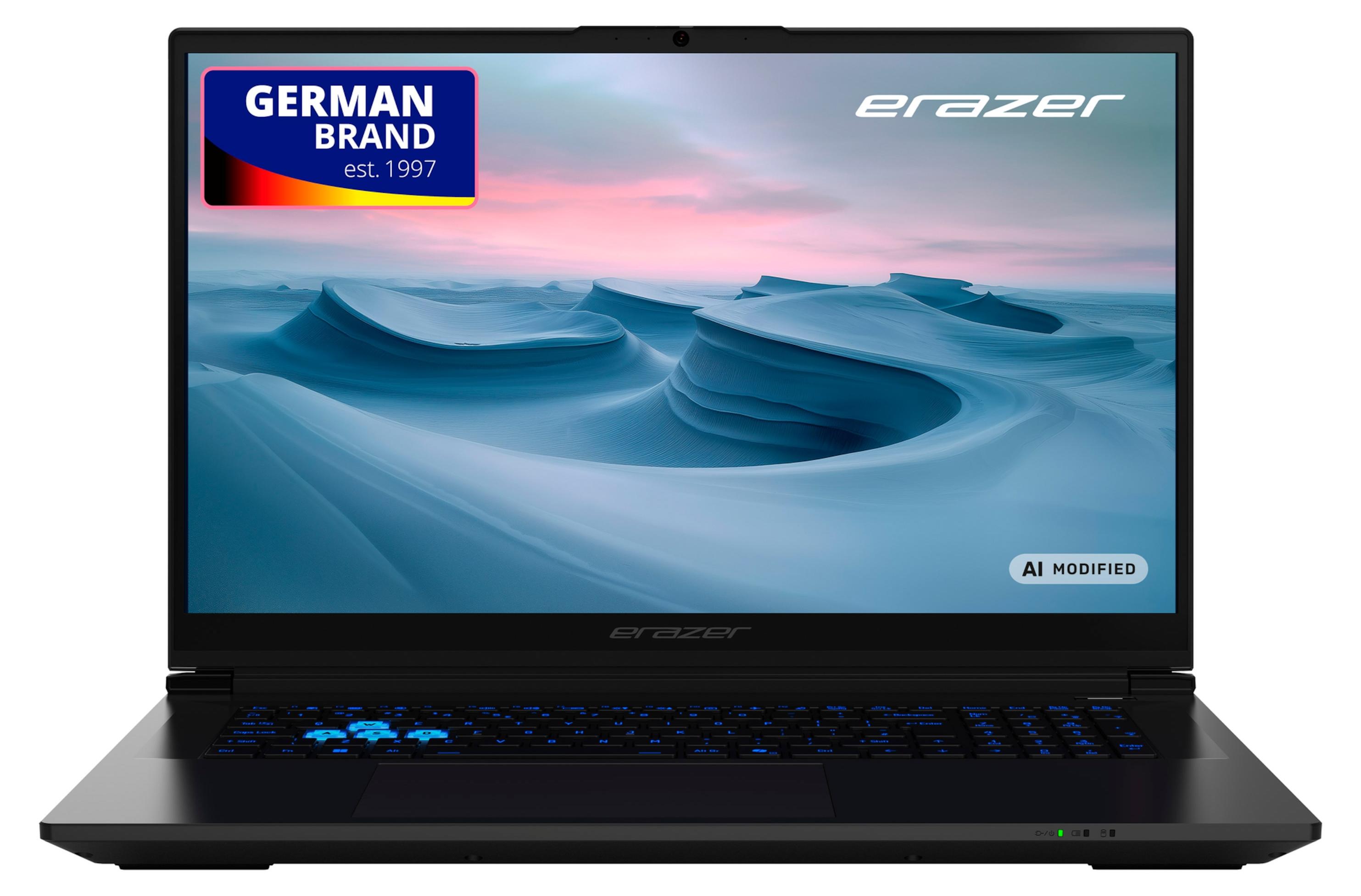 ERAZER Defender 17 P10 17,3" 144 Hz Full HD Gaming Laptop - Core i9-14900