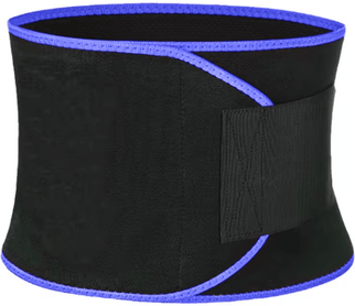 Inspire Essentials ThermoFit Sweat Waist Trimmer Belt blue