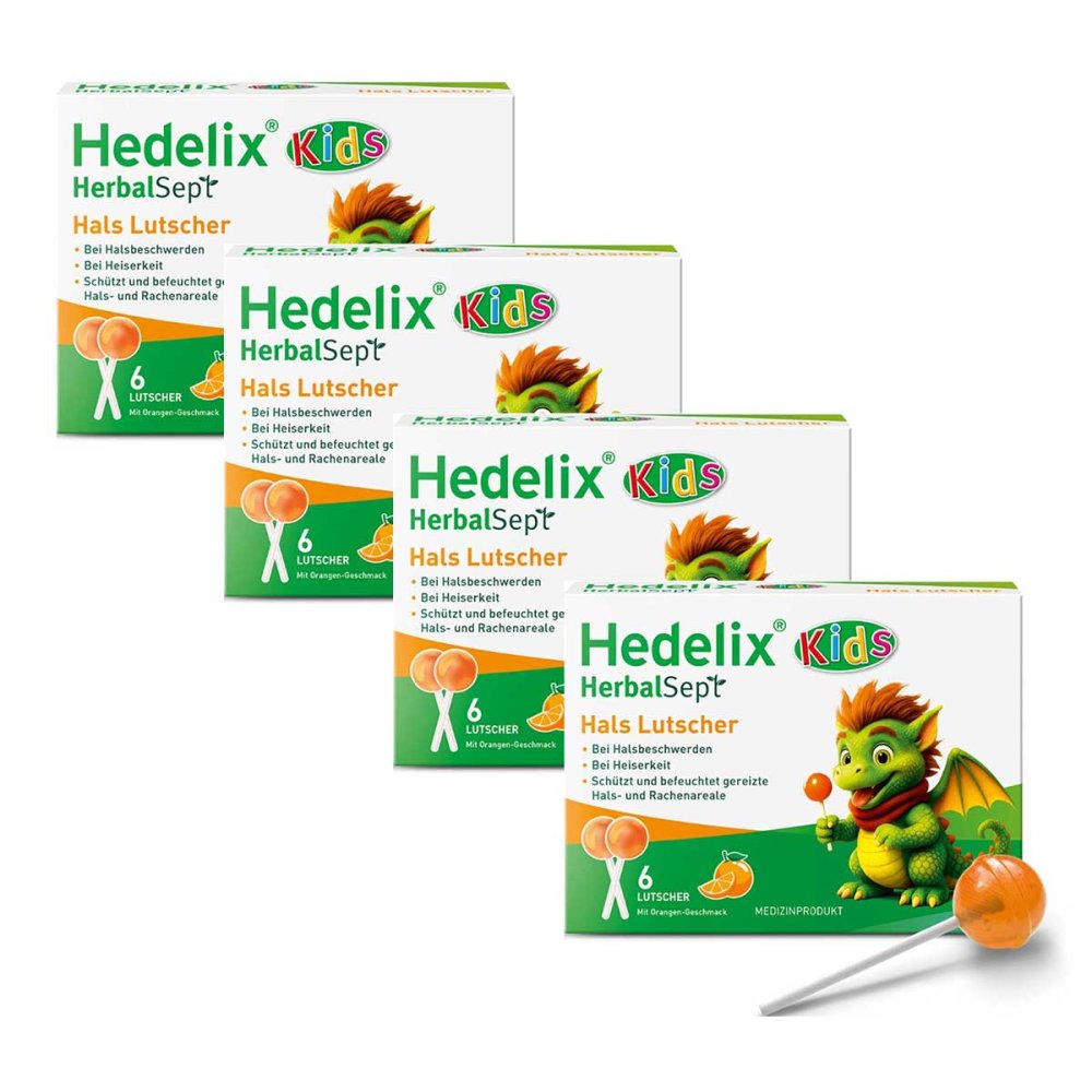 Dr. Theiss Naturwaren GmbH Hedelix Herbalsept Hals Lutscher Kids 08107021
