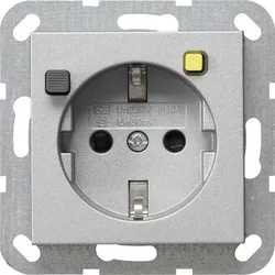 Gira FI-Schutz-Steckdose alu 267726