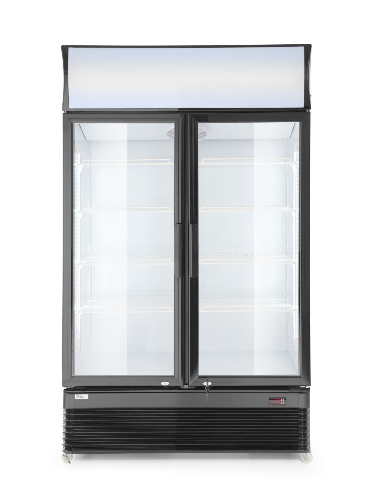 HENDI Kühlschrank mit 2 Glastüren 750 l