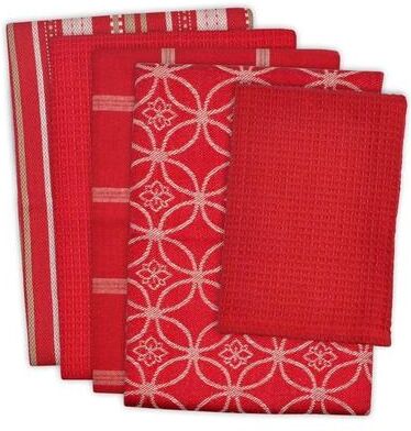 Design Imports 5-piece Contemporary Print Dishtowel Set