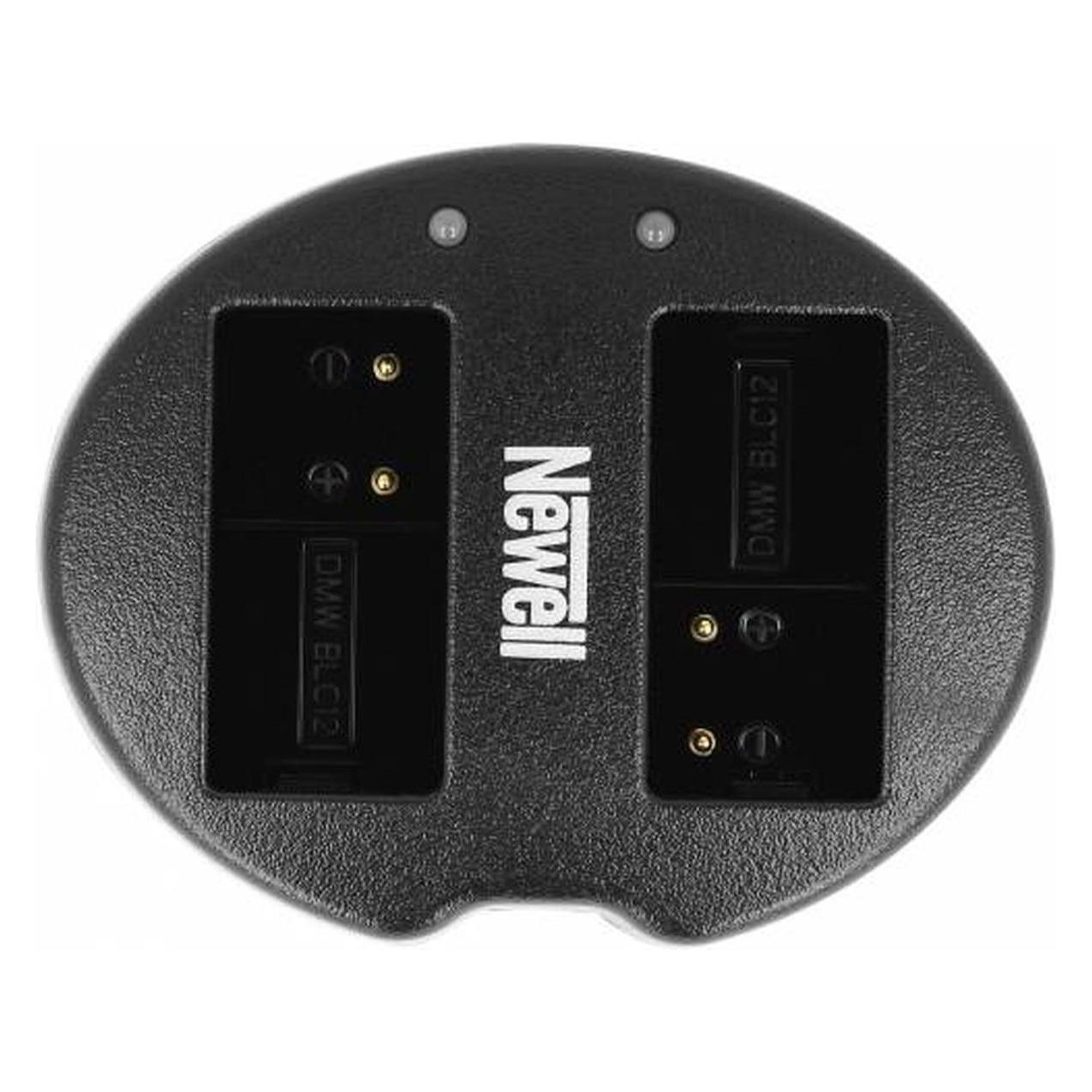 Newell Kameraladegerät SDC-USB Dual-Channel-Ladegerät für DMW-BLC12-Akkus (Kamera Akku Ladegerät) (NL1744)