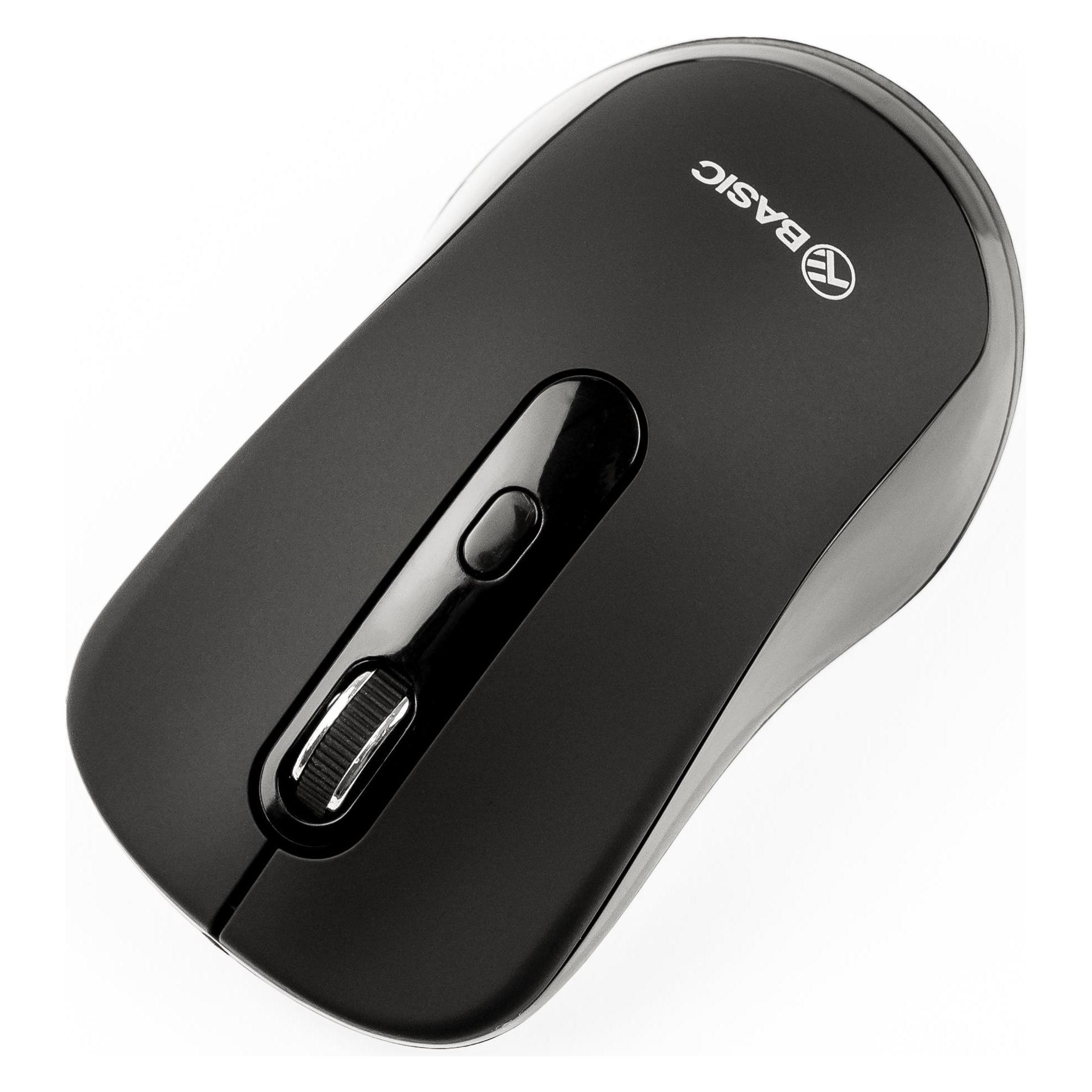 Tellur Basic Wireless Mouse Regular Black (Kabellos) (TLL491021)