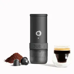 Outin OTEM-MO-01-AA-SG Reise-Kaffeemaschine Grau