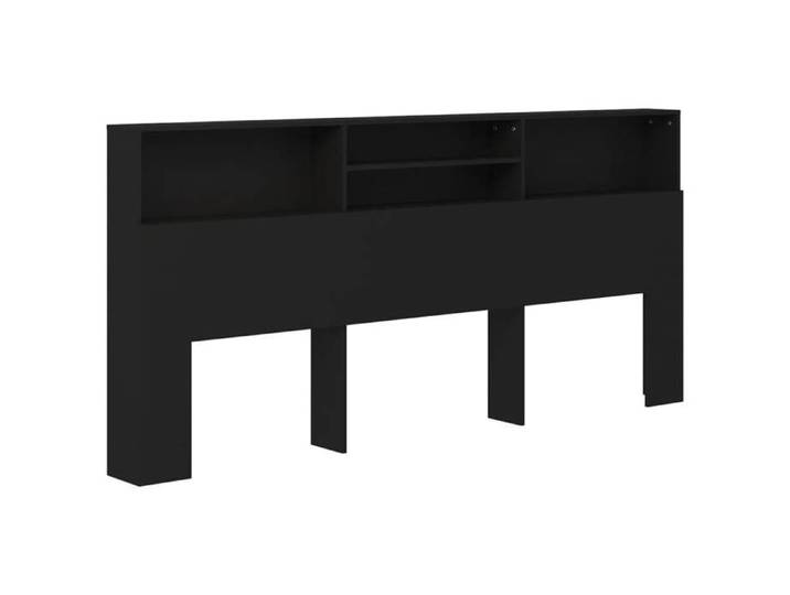 Promotion Févr Meuble de chambre - Armoire de tête de lit - Panneau de Cadre de Lit - Noir 220x19x103 5 cm FR62787619