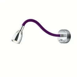 Baulmann LED Wandleuchte 64.361, 1W, chrom / samt violett BAU-64.361.65