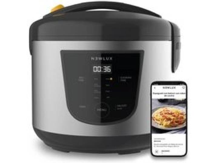 Robot de Cuisine Multifonction - NEWLUX - Mod.NEWCOOK - Bol Antiadhésif - 5L - Programmable 24H