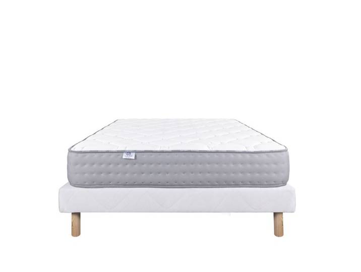 LUXURY LITERIE - Ensemble matelas + sommier - ZEN - 160 x 200 cm - Tapissier - Ferme - Face été/hiver