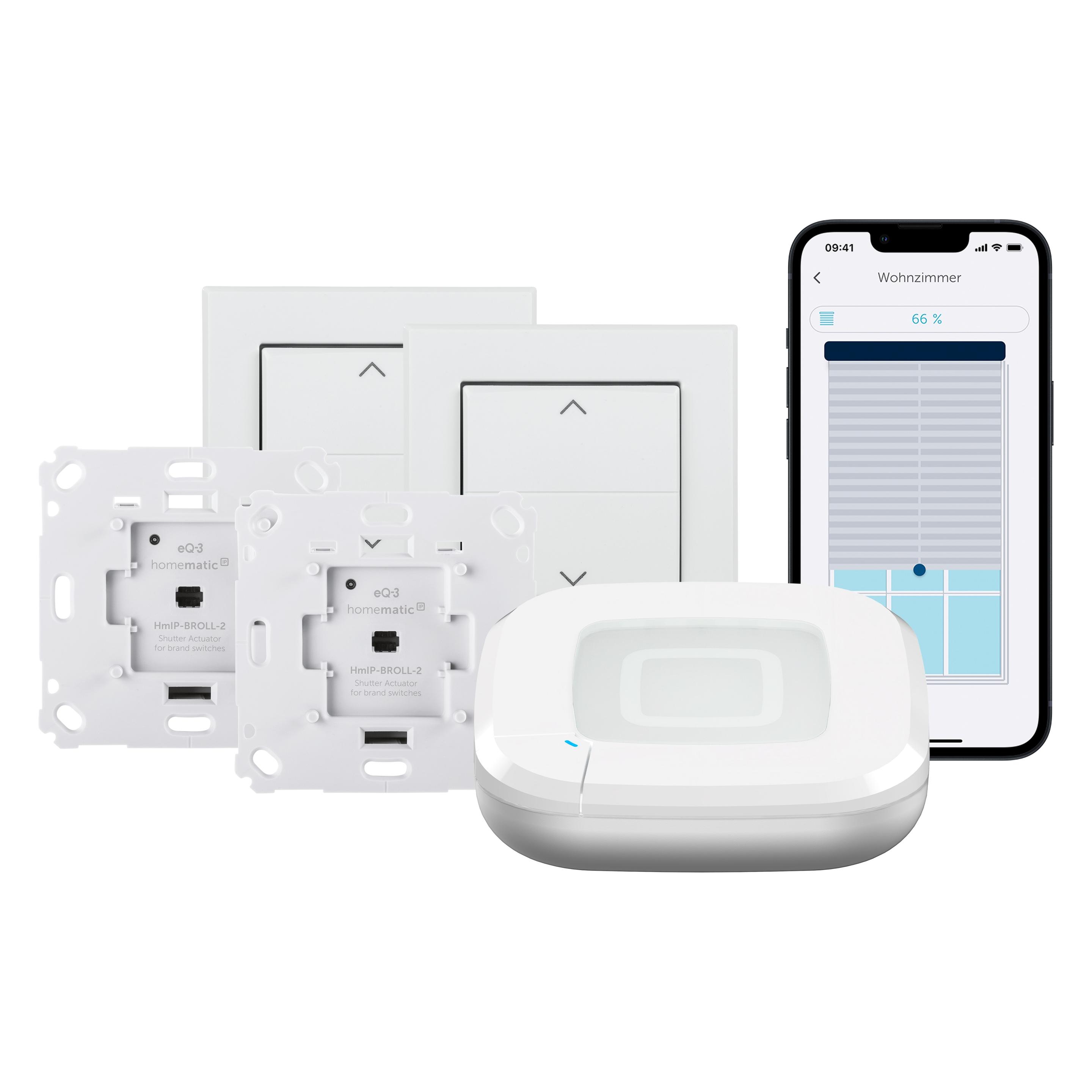Homematic IP Starter Set Rollladensteuerung HmIP-SK29 (Rolladenaktor) (162171A0)