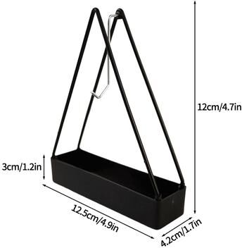 The Handy Homestead Mosquito Coil Holder Tray For Outdoor Camping And Patio Use black