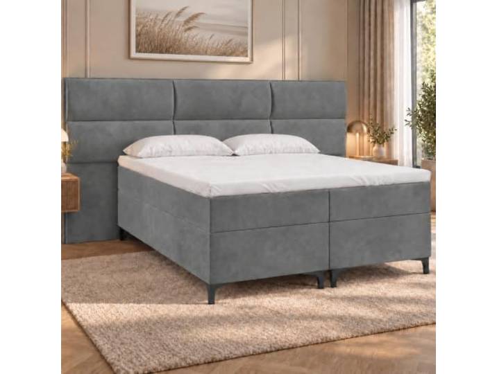 Best For Home Luxuriöses Boxspringbett Sapri mit großem Bettkasten und 2X Nachttisch – modernes Bett 120x200 mit viel Stauraum und hoher Schlafqualität - mit Lieferung