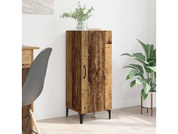 Modernes Sideboard mit glatter Oberfläche und Elegantes Design aus Holzwerkstoff, Sideboard Altholz-Optik mit viel Stauraum für die Wohnzimmereinrichtung, hoher Stabilität,