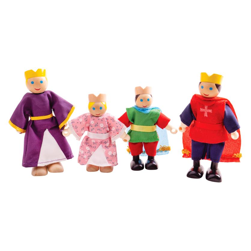 Bigjigs Toys Holzfiguren Königsfamilie / ab 3 Jahren (JT160)