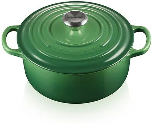 Le Creuset Signature Bamboo Cast Iron 24cm Round Casserole