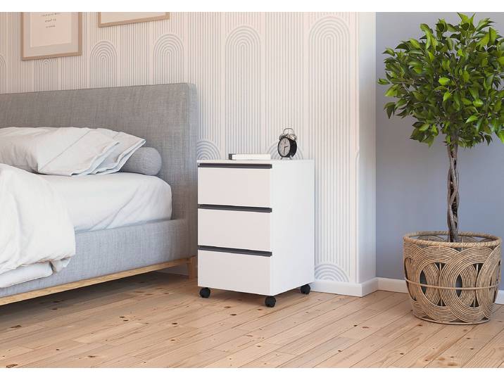 Caisson de bureau - Type B 40 x 65 x 42cm Blanc