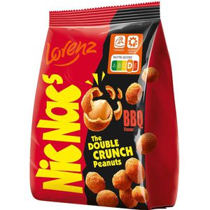 Lorenz Erdnüsse NicNacs mit knuspriger Teighülle, BBQ Flavour, 110 g