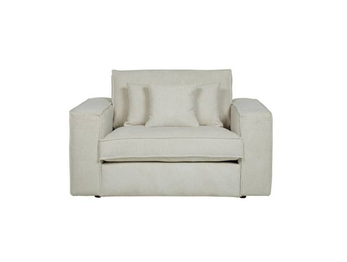 Fauteuil CLOUD tissu gris clair