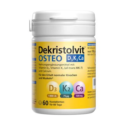 Dekristolvit Osteo D3K2 Ca Kautabletten 60 St