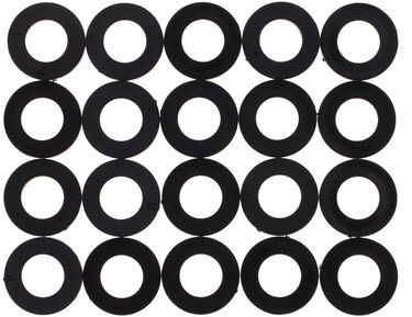 Adam Hall 5621 Plain Nylon Schwarz