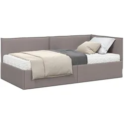 vidaXL, Bett, Eckbett (90 x 190 cm)