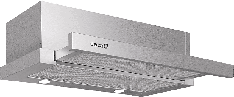 Campana telescópica - Cata Extender 600, 2 Velocidades, 390 m³/h, 60 cm, Inox