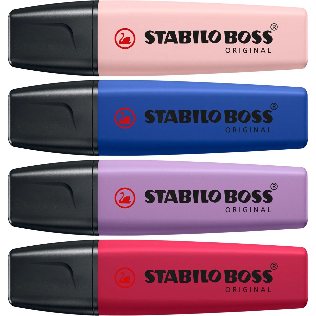 STABILO BOSS Original Wildflower Edition Textmarker farbsortiert, 4 St.