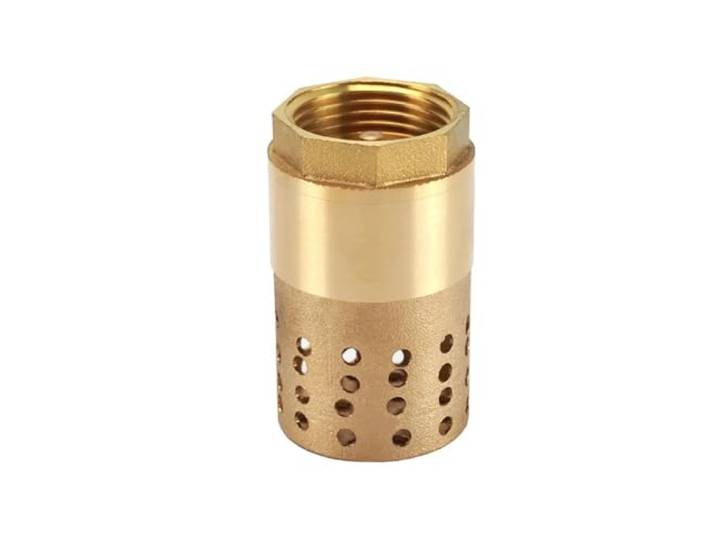 Fußventil mit Sieb, Messing-Rückschlagventil Kupfer in verschiedenen Größen for Wasserpumpeninstallationen(2 Copper)