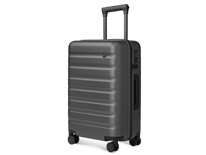 NINETYGO Rhin 2.0 valise cabine 20 pouces 56 X 38,5 X 23 cm valise de voyage à coque rigide en PC certifiée pour le transport aérien avec roues multidirectionnelles adaptée aux voyages de 3 à 5 jours serrure à combinaison TSA gris - nouveauté