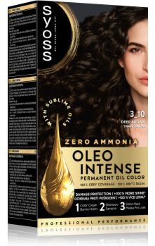 Syoss Oleo Intense cor para cabelo permanente com óleo tom 3_10 Deep Brown 1 un.. Oleo Intense