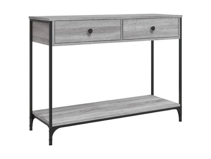 Heofavd Konsolentisch Grau Sonoma 100x34,5x75 cm Holzwerkstoff